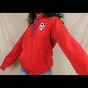 Red Nike Hoodie